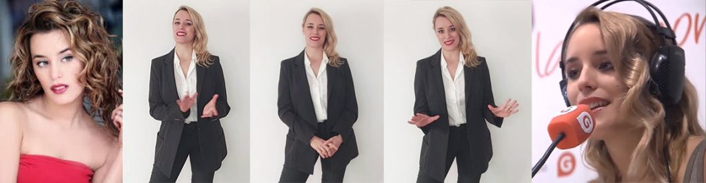 Presentadora Suiza ENG ESP FRA ITA Clara Presentación